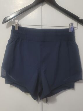 Mondetta Navy Blue Women's Athletic Shorts